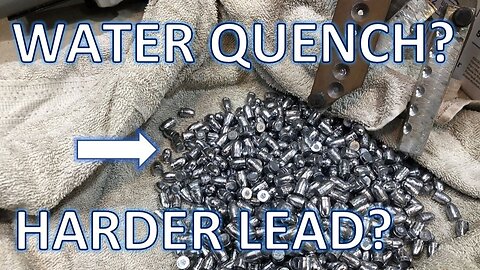 Does Water Quenching Make Cast Lead Harder?