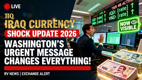 🇮🇶💥 Iraq Currency SHOCK Update 2026 — Washington’s Urgent Message Changes EVERYTHING! 💥 Iraqi Dinar