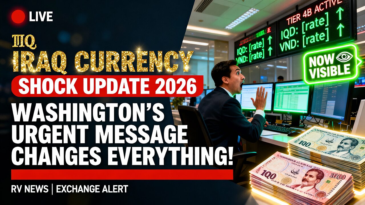 🇮🇶💥 Iraq Currency SHOCK Update 2026 — Washington’s Urgent Message Changes EVERYTHING! 💥 Iraqi Dinar