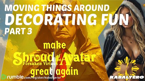 Shroud of the Avatar: House / Home Decorating 101 - Part 3 (Moving Things Around)