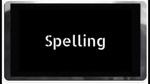 SPELLING IS SPELL-ING -- THE SPELL OF WORDS -- DON'T LANGUISH FROM LANGUAGE 🧹