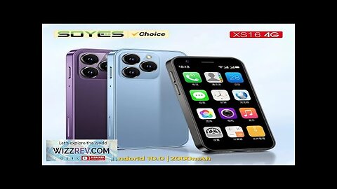 SOYES XS16 Mini Android10.0 Smartphone 4G Network 2GB RAM 16GB ROM 3" Review