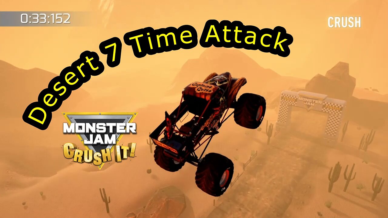Monster Jam Crush It!: Hill Climb: Desert Seven Time Attack