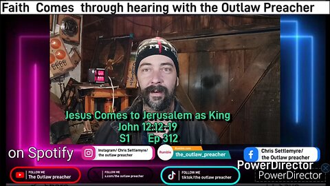 Jesus Comes to Jerusalem as King John 12:12-19 S1 Ep 312