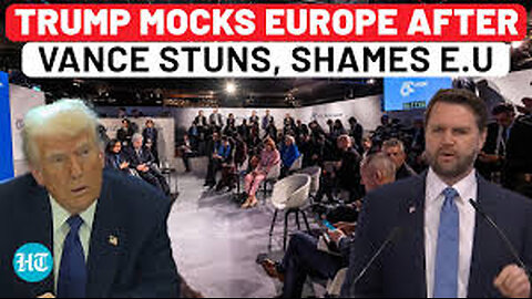 On Cam: Trump's First Reaction To Vance Shaming Europe Leaders To Their Faces | USA | Munich