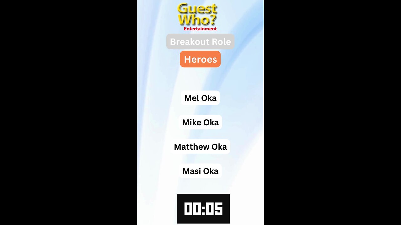 Guest This Actor #256 Like A Quick Quiz? | Heroes