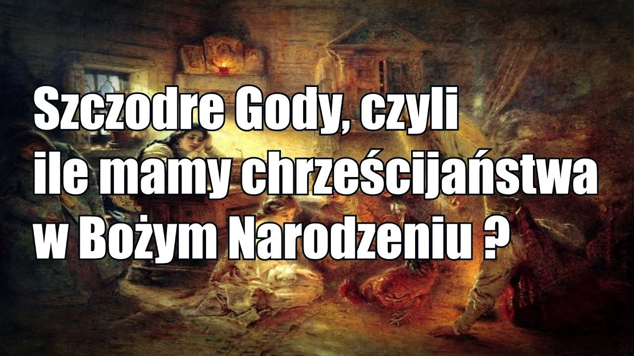 Szczodrych Godów / Wesołych Świat Bożego Narodzenia.