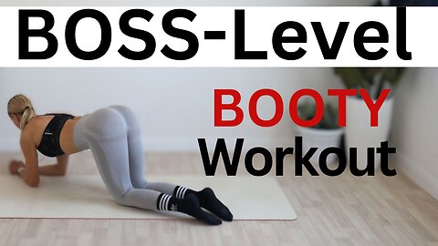 10 Min Booty Workout, Boss Level – No Time No Problem! Sporty Kassia