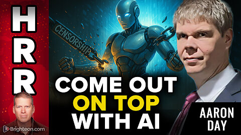 Aaron Day and Mike Adams reveal how to COME OUT ON TOP during AI mass replacements