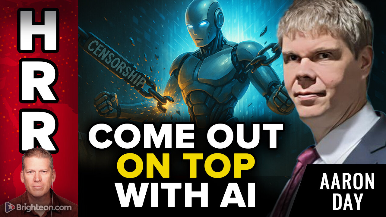 Aaron Day and Mike Adams reveal how to COME OUT ON TOP during AI mass replacements