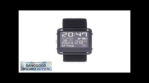 Watchy ESP32 Open Source E-Watch WiFi bluetooth Programmable Watch E-Paper Watch Review