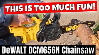 Dewalt DCM565N 18v 20v XR 12 Inch Battery Chainsaw Is AWESOME