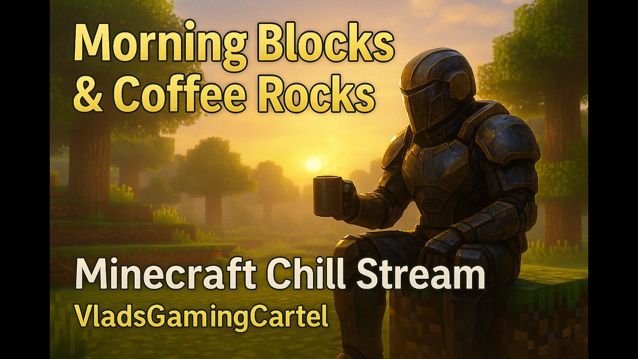 Morning Blocks & Coffee Rocks ☕ | Minecraft Chill Stream