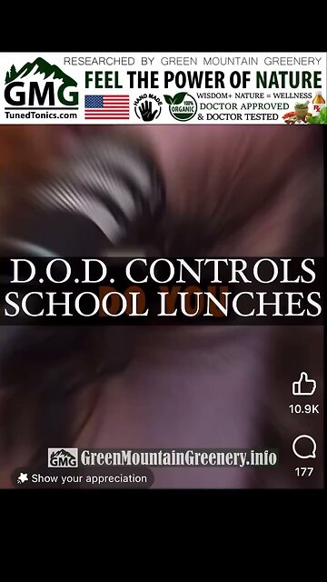 School Lunches come from DOD, Department of Defense