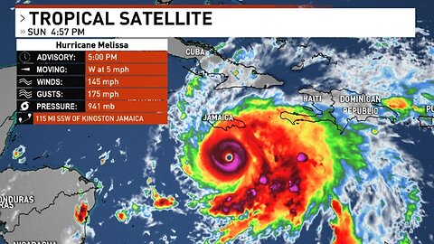 Hurricane Melissa Poses Catastrophic Threat To The Caribbean - Winter Storm Warning Issued