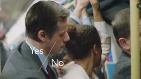 London - Sadiq Khan's new advert on tube harassment. What do you notice?