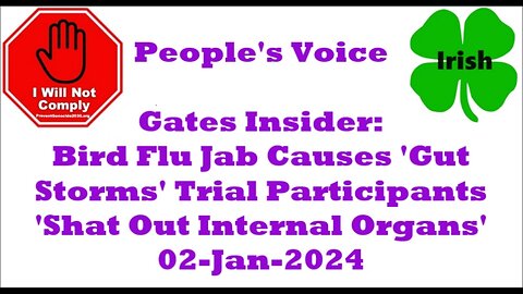 Gates Insider Bird Flu Jab Causes 'Gut Storms' Trial Participants 'Shat Out Internal Organs'