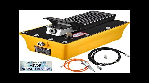 VEVOR Air Hydraulic Pump 10000 PSI Hydraulic Foot Pump 0.6 Gal Reservoir Review