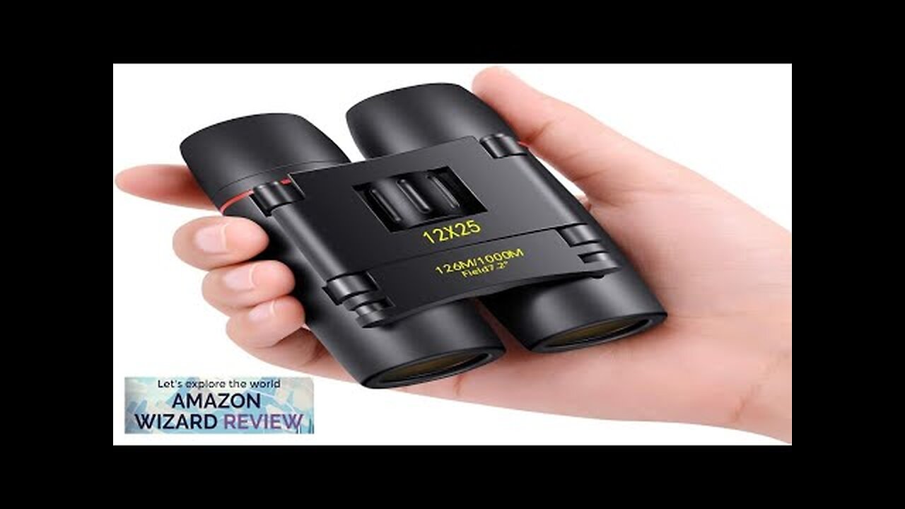 POLDR 12X25 Small Pocket Binoculars Compact AdultsMini Kids Binoculars Boys for Bird Review