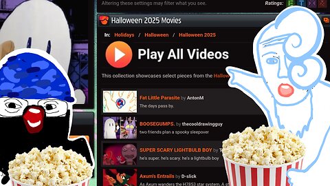 Halloween Watch Party! (With NewGrounds)