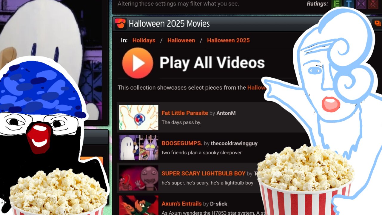 Halloween Watch Party! (With NewGrounds)