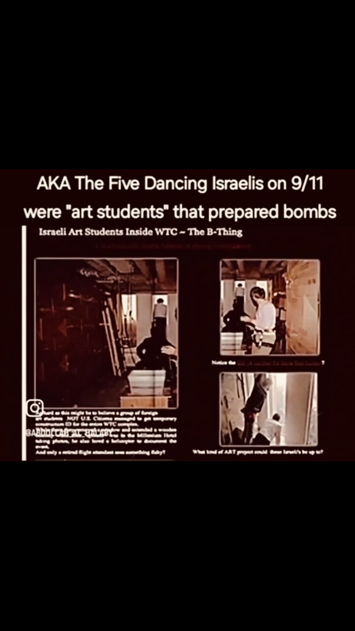 ISRAELIS SETTING BOMBS & FUSES IN TWIN TOWERS