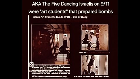 ISRAELIS SETTING BOMBS & FUSES IN TWIN TOWERS