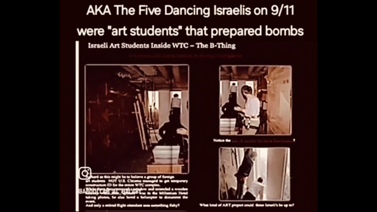 ISRAELIS SETTING BOMBS & FUSES IN TWIN TOWERS