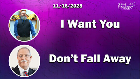Spirit of Prophecy Sunday Service 11/16/2025
