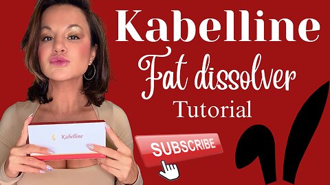 ✨ DIY Kabelline Fat Dissolver upper abdominal area.