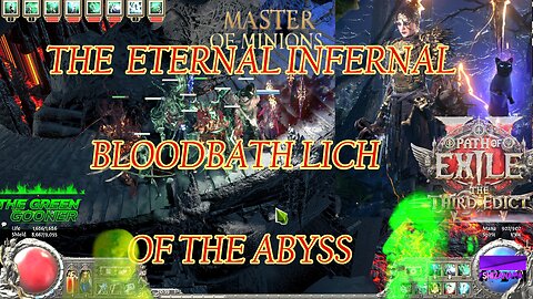 The Eternal infernal Lich of the Abyssal Bloodbath 4 Supreme Minion Endgame - Path of Exile 2 - POE2