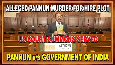 LIVE : 27-02-25 | US COURT SUMMONS SERVED AJIT DOVAL-MODI-GOVERNMENT OF INDIA | CURRENT AFFAIRS