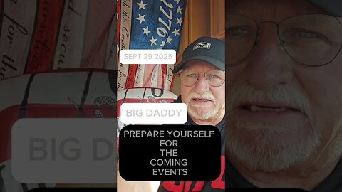 Prepare Yourself The Coming Events 