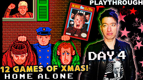 The 12 ROCK-HARD Retro Games of Xmas 🎄Day 4🎄 HOME ALONE Playthrough PT2 (NES, 1990)