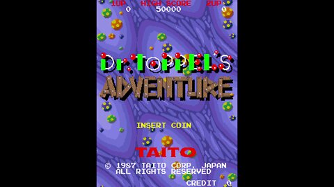 Dr Toppel's Adventure Arcade Game, Taito Kaneko 1987, Longplay