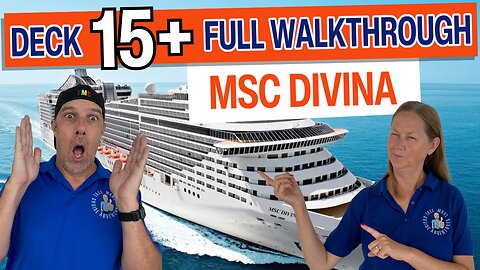 MSC Divina Public Deck 15+ | Tall Man's Cruise Adventures