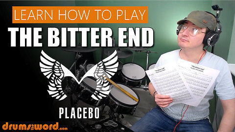 ★ The Bitter End (Placebo) ★ Drum Lesson PREVIEW | How To Play Song (Steve Hewitt)