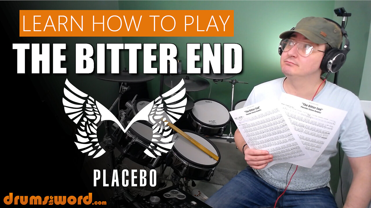 ★ The Bitter End (Placebo) ★ Drum Lesson PREVIEW | How To Play Song (Steve Hewitt)