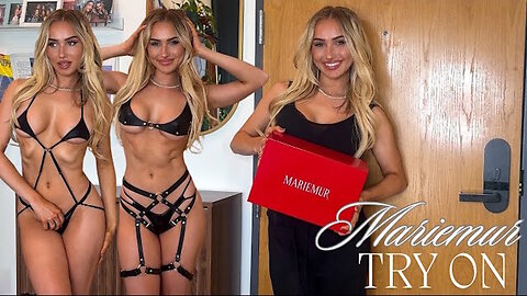 Beautiful Girls Alessandra 💋 Mariemur Sexy Bikinis Try On Haul 🔥 4K HD