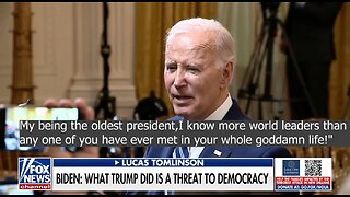 Biden Curses At Reporters Over His Age