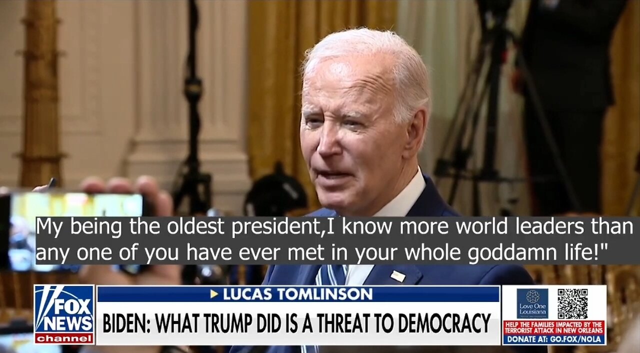 Biden Curses At Reporters Over His Age