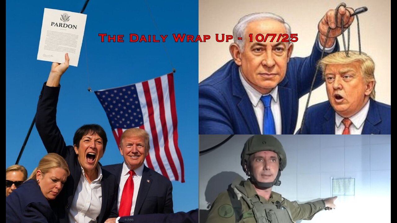 Ghislaine Maxwell Pardon, The Insurrection Act & Remembering The Uncomfortable Truth About Oct 7