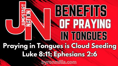 Praying In TONGUES: Is CLOUD SEEDING-Luke 8:31; Acts 2:4