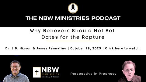1353. Why Believers Should Not Set Dates for the Rapture