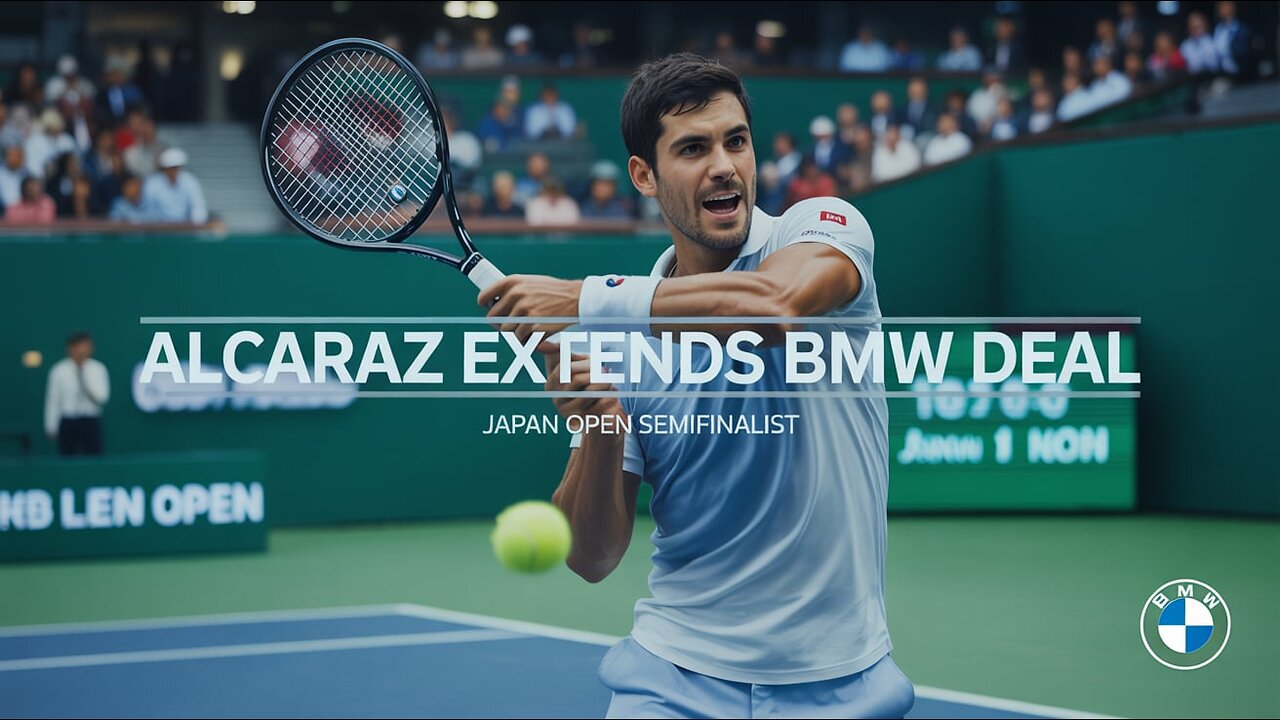 Carlos Alcaraz Extends BMW Partnership & Advances to Japan Open Semifinal
