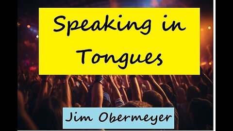 Speaking in Tongues?