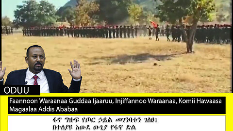 Faannoon Waraanaa Guddaa Ijaaruu njiffannoo Waraanaa