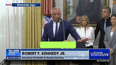RFK JR Delivers An Emotional Tribute To President Trump