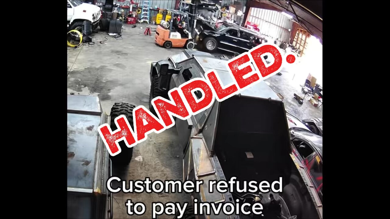 Customer refused to pay an invoice