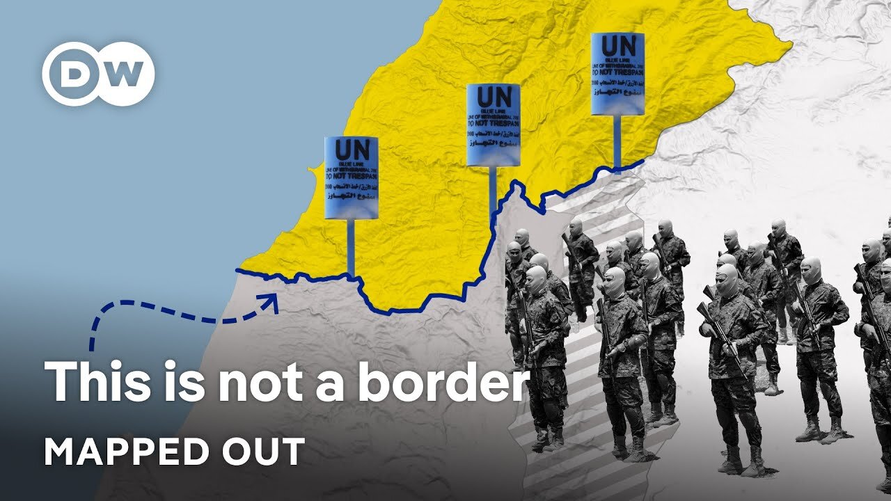 The Blue Line separating Israel and Lebanon | Mapped Out